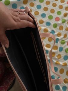 Chic Tote Bag with Floral Design