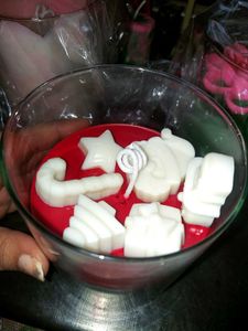 Festive Holiday Candle