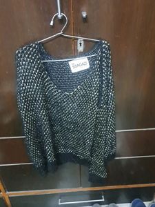 Golden Shimmer Pullover L