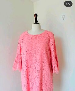 Pink Lace Dress