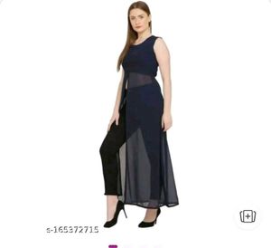 Stylish Blue Sleeveless Top