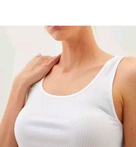 Ribbed Square Neck Crop Tank - 2 Pack