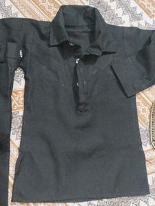 Men&#39;s Black Kurta Pajama Set