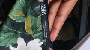 Zara Floral Wrap Jumpsuit