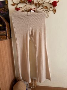 H&amp;M Beige Pattern Knit trouser