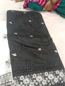 Unstitched Chikankari,Chifly- Pure Cotton