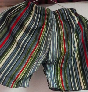 Striped Casual Shorts