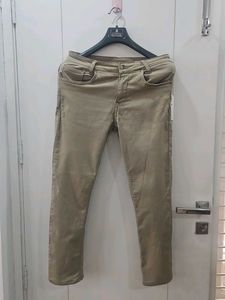 Mufti Khaki Slim Fit Jeans
