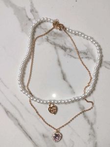 Layered Heart Necklace