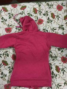 Pink Buttoned Hoodie