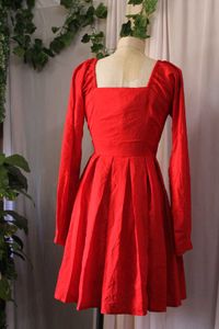 Retro Red Mini Dress