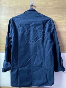 Navy Blue Casual Shirt Vettorio Fratini