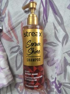 Streax Serum Shine Shampoo + Bracelet Clutch Free