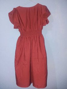 Chic Red Midi Dress