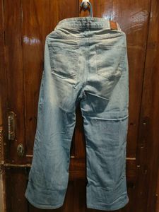 Ripped Wide Leg Jeans