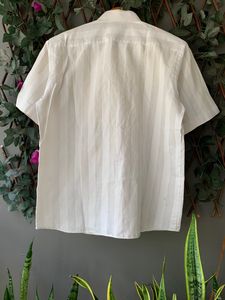 Half Sleeve Mens Shirt White