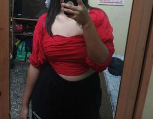 Red Crop Top