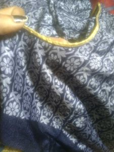 Floral Sari with Matching Blouse