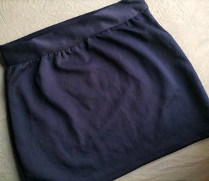 Navy Blue Mini Skirt