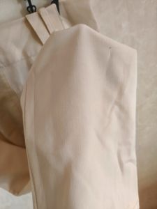 Low Waist Beige Trousers