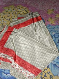 School Uniform Crape Saree