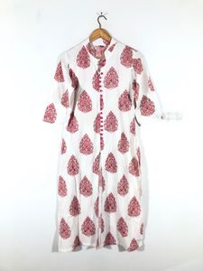 Off White Printed Kurta (Women’s)