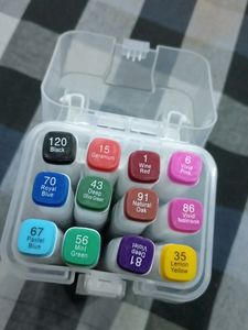 Pack of 12 twin side Marker Pen