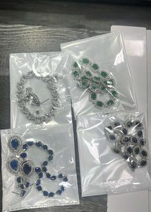 DESIGNER SLEEK PREMIUM AD NECKLACE SET @SALE