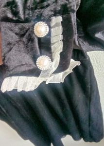 black velvet dress