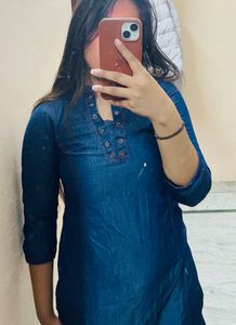 sale-Denim Kurti