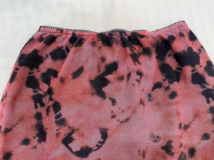 Tie-Dye Pastel Mesh mini skirt