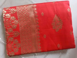 Red Banarasi Silk Saree