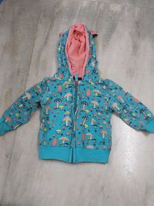 Cute Mushroom Print Hoodie