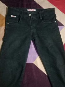 Spykar Brand Black jeans .