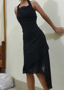 Black Ruffle Dress
