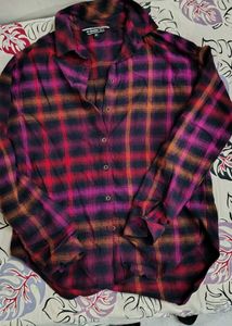 Roadster Checked Oversized  Shirt