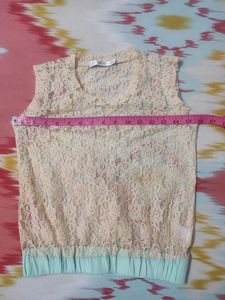 Sleeveless Net Top