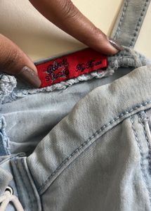 Denim Corset Top (50% Off 😍🥳)
