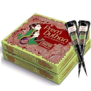 Prem Dulhan Henna Cones - 2 Packet Combo