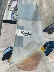 Funky Print Button-Down Shirt