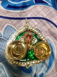 Hindu Ganesh Decorative Tikka Trat