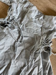 Blue Cowboy Dress Small