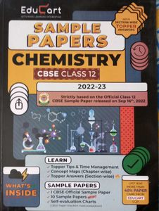 EduCart CBSE Class 12 Chemistry Sample Papers
