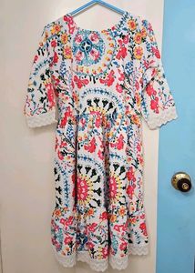 Floral Print Mini Dress