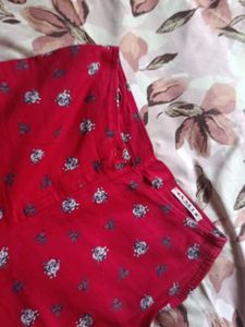 Trouser With Flower Print