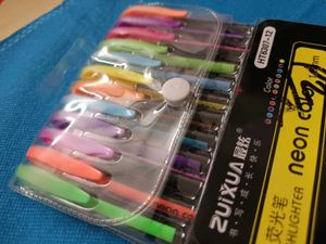 Neon Color Highlighters - 12 Pack