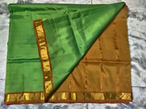Green Color Pure Kanjeevaram Silk saree