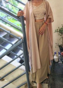 Elegant Kurta Set with Cape