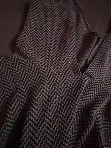 Chic Chevron Peplum Top