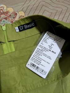 Olive Green Skirt - D'Basic